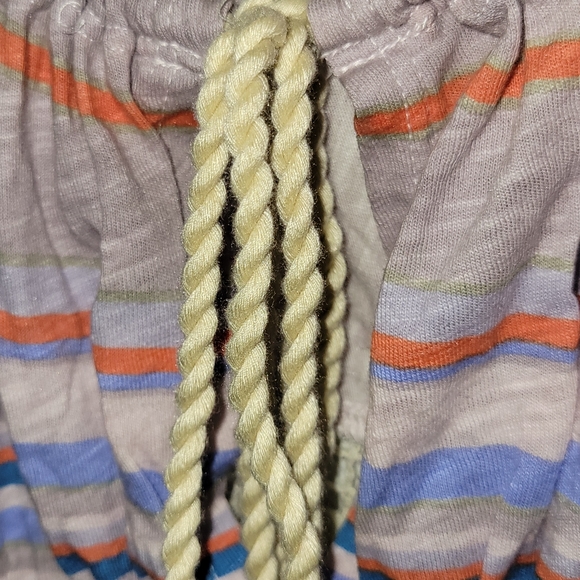 Free People Aruba Crochet Multi Color Striped Crop Top Size Large - Picture 5 of 12